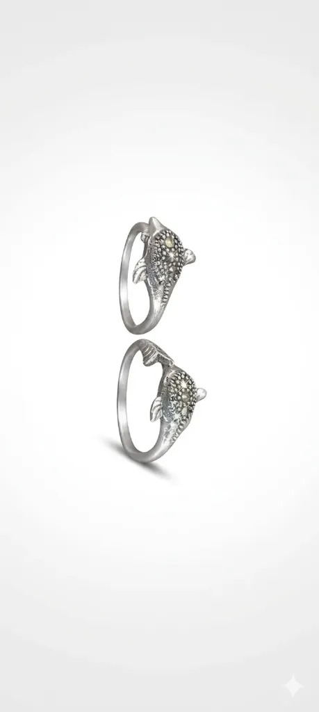 925 Silver Dolphin Ring