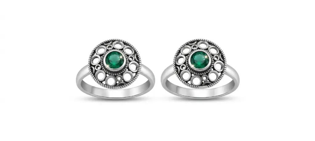 [PSS-MI-SL-1106] 925 Sterling Silver Minji Flower Ring