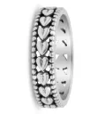 925 Silver Multiple Heart Band Minji Ring