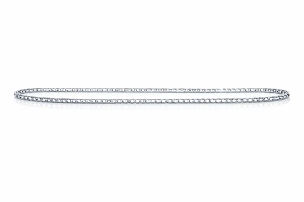 [PSS-AN-SL-905] 925 Sterling Silver Box Chain Anklet
