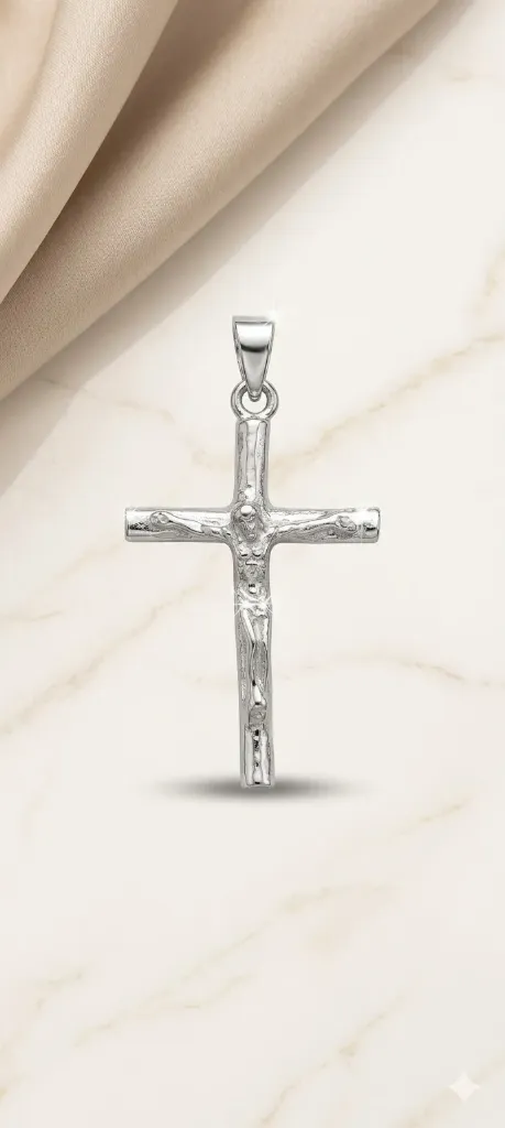 [PSS-PND-1216] 925 Sterling Silver Crucifix Pendant