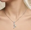 925 Silver Leaf Design Necklace