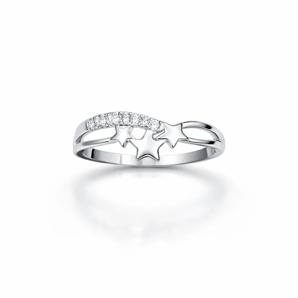 [PSS-R-1332] 925 Sterling Silver Shooting Star Ring
