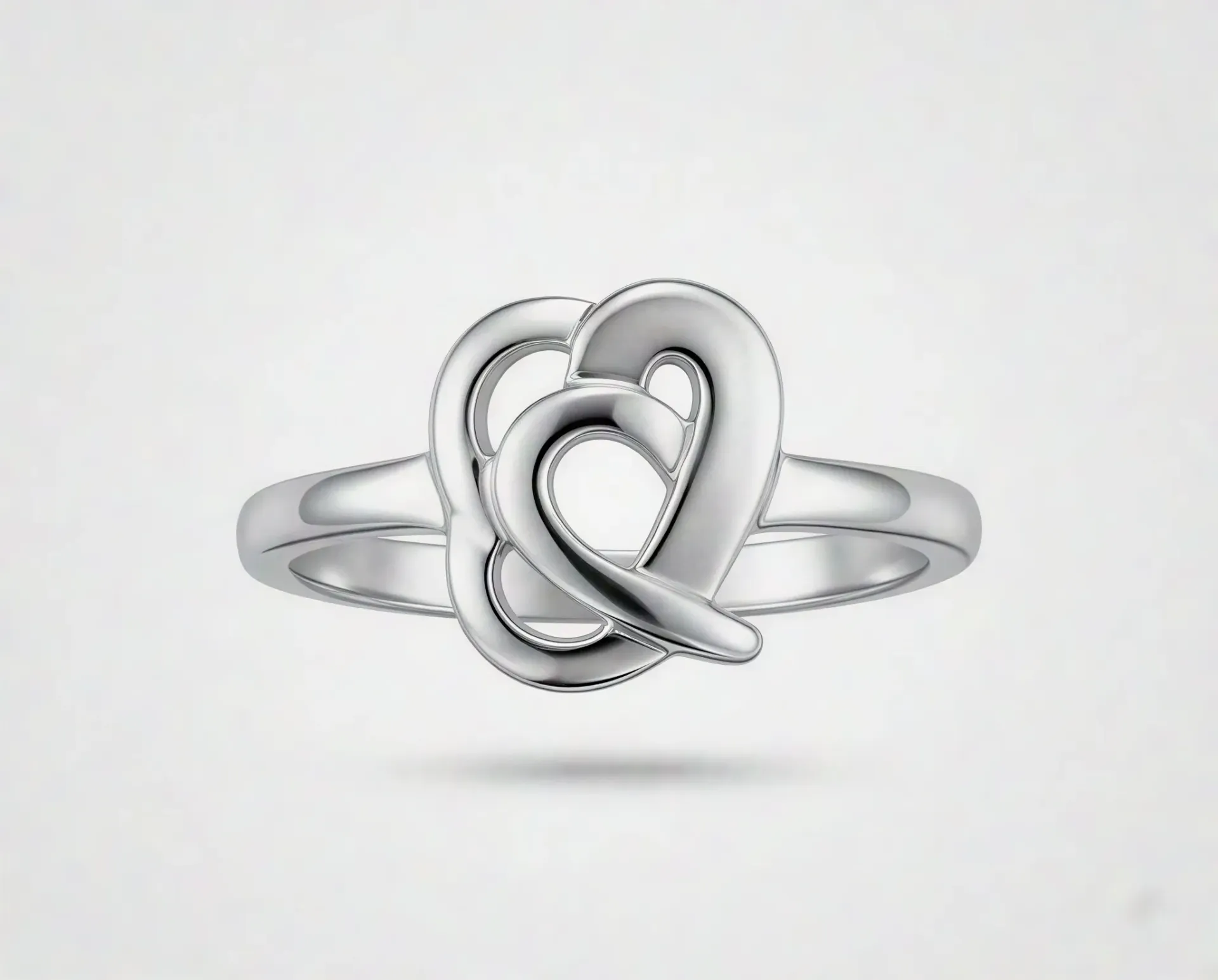 [PSS-R-1353] The Eternal Bond Interlocking Heart Ring