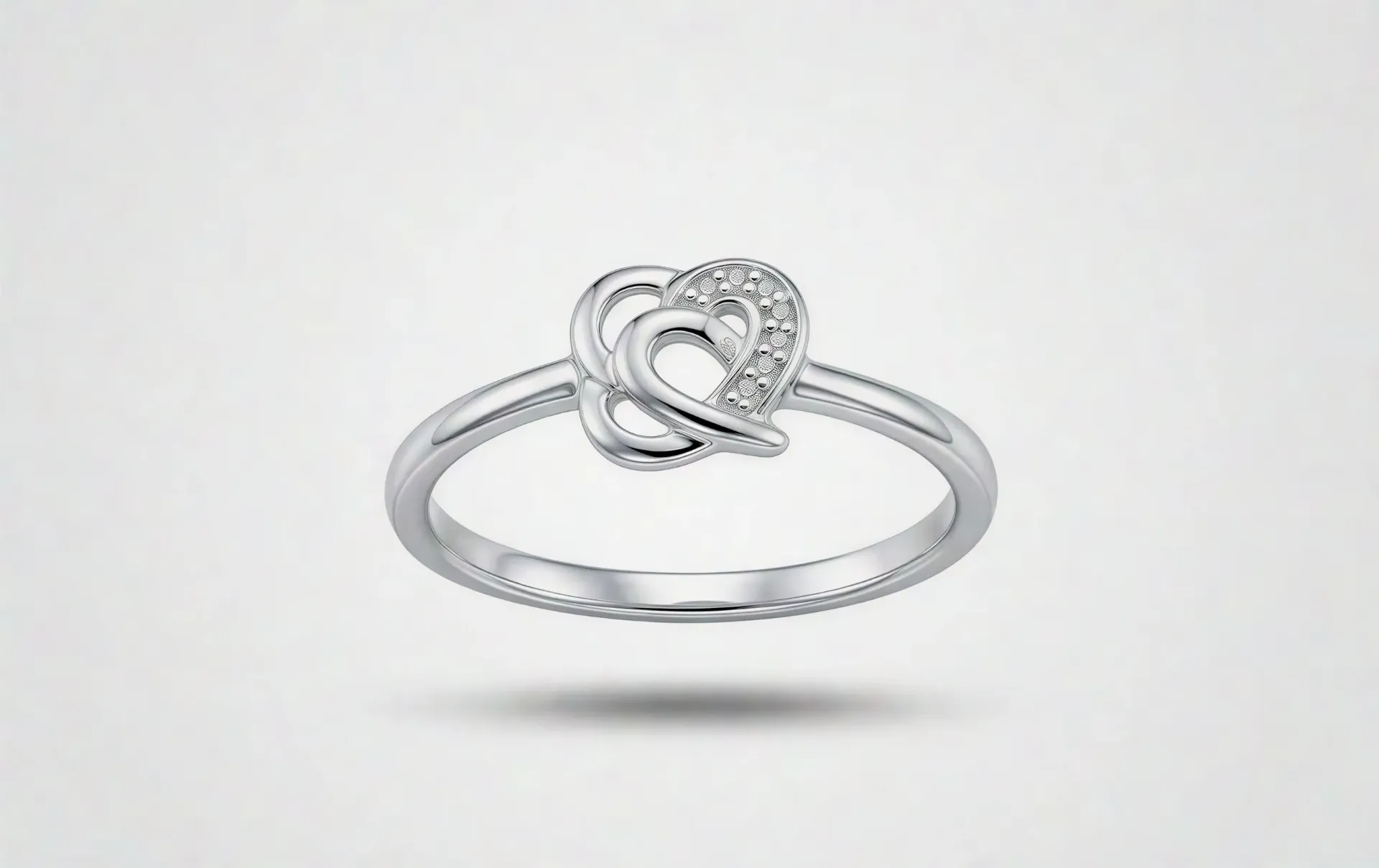 [PSS-R-1354] The Radiant Knotted Heart Ring