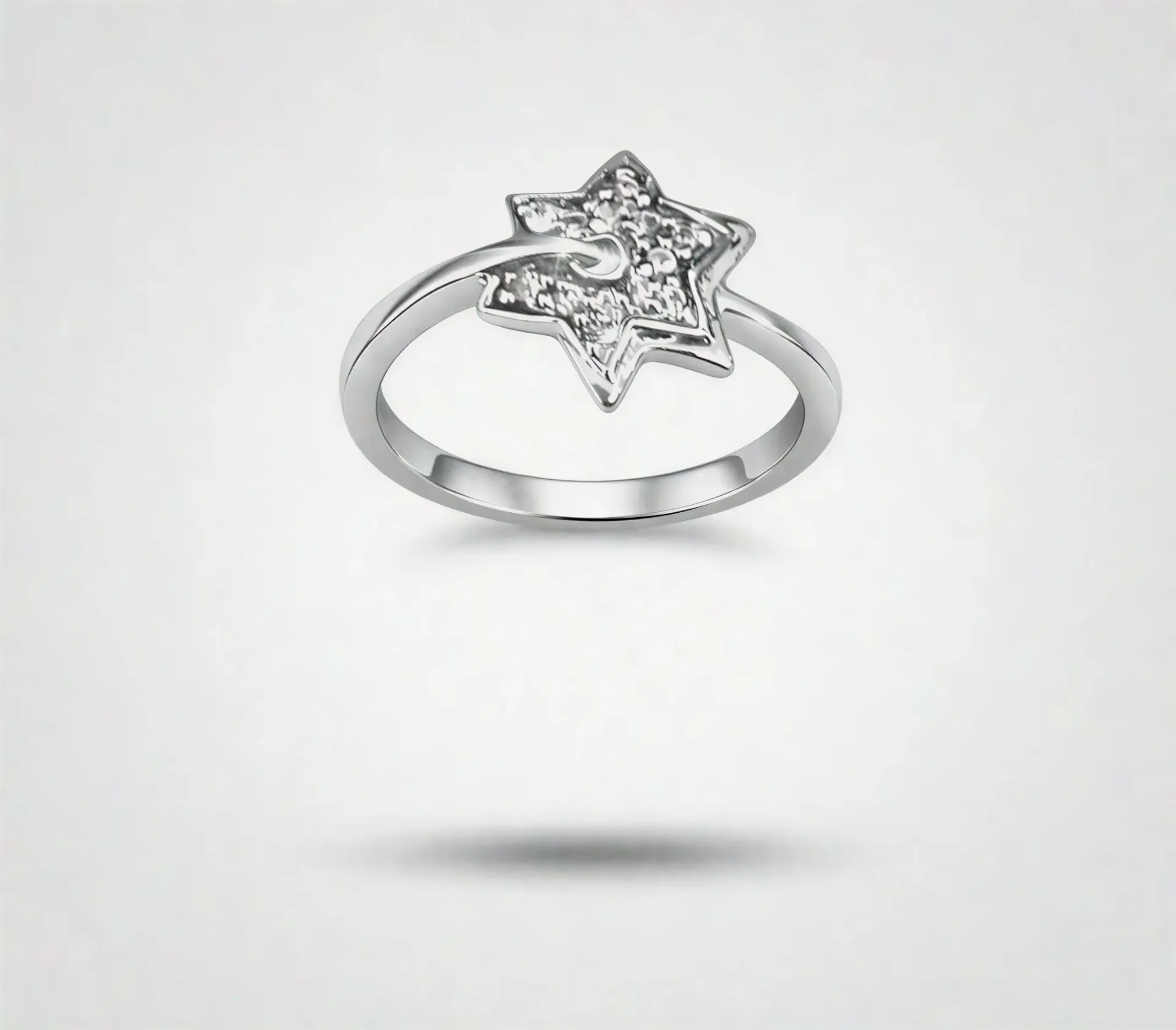 [PSS-R-1363] Celestial North Star 925 Silver Ring