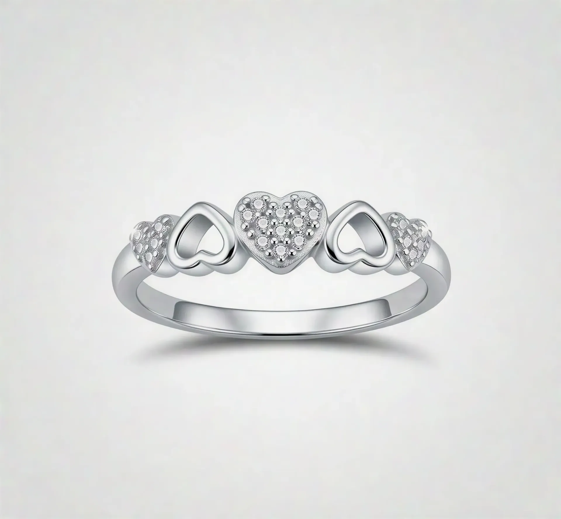 Eternal Bond Interlocking Heart Ring