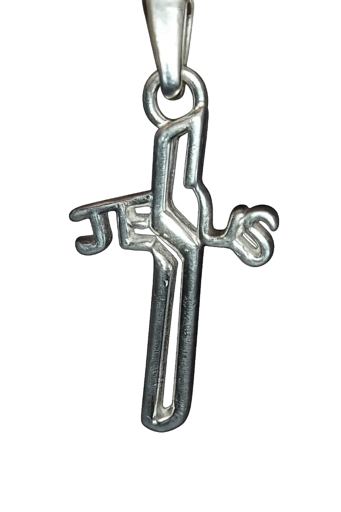 925 Sterling Silver Jesus Cross Pendant
