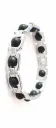 Matte black spherical beads Karungali Bracelet