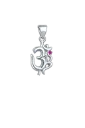 Om Silver Pendant